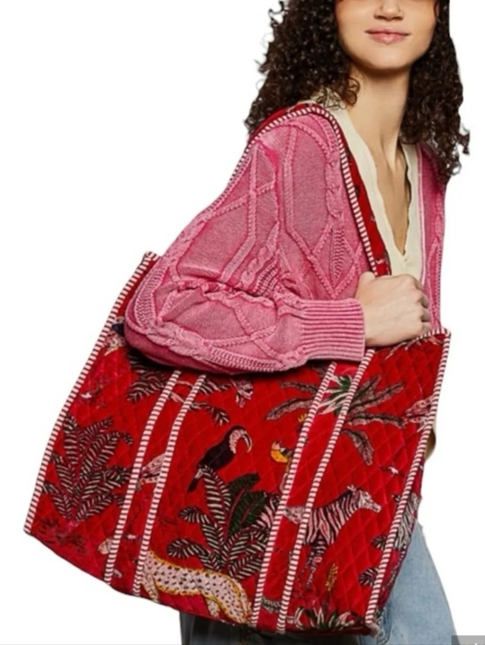 Everyday Quilted Tote POL NWOT - Picture 3 of 3